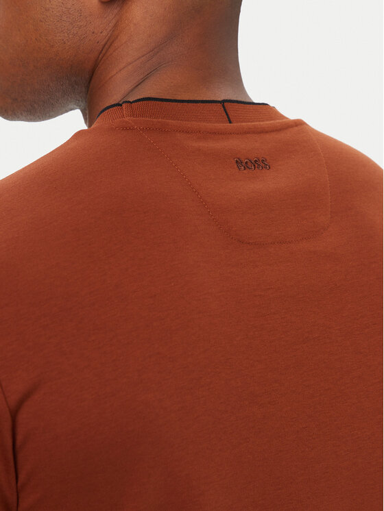 BOSS BOSS T-Shirt C-Thompson 50575011 Braun Regular Fit