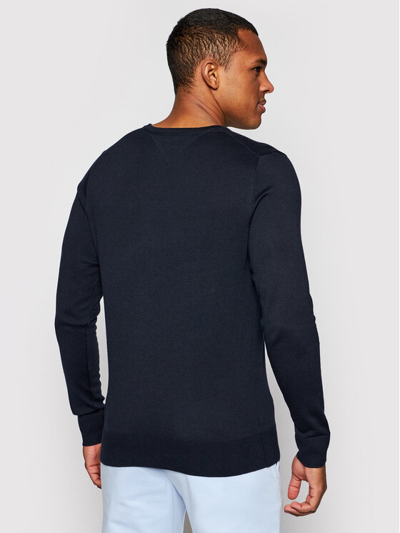 Tommy Hilfiger Tommy Hilfiger Sweater MW0MW04979 Sötétkék Regular Fit