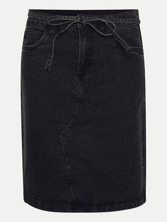 Kaffe Kaffe Jeans suknja Gloria 10508750 Siva Regular Fit