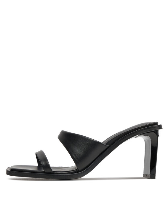Calvin Klein Calvin Klein Klapki Heel Slide 70 Lth HW0HW02072 Czarny