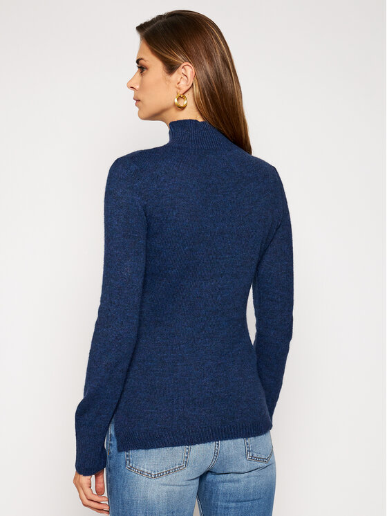 Dolcevita Perla 73647820 Blu scuro Regular Fit