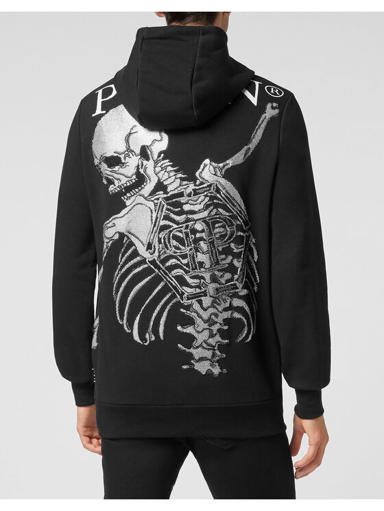 PHILIPP PLEIN PHILIPP PLEIN Mikina 5199 Černá Regular Fit