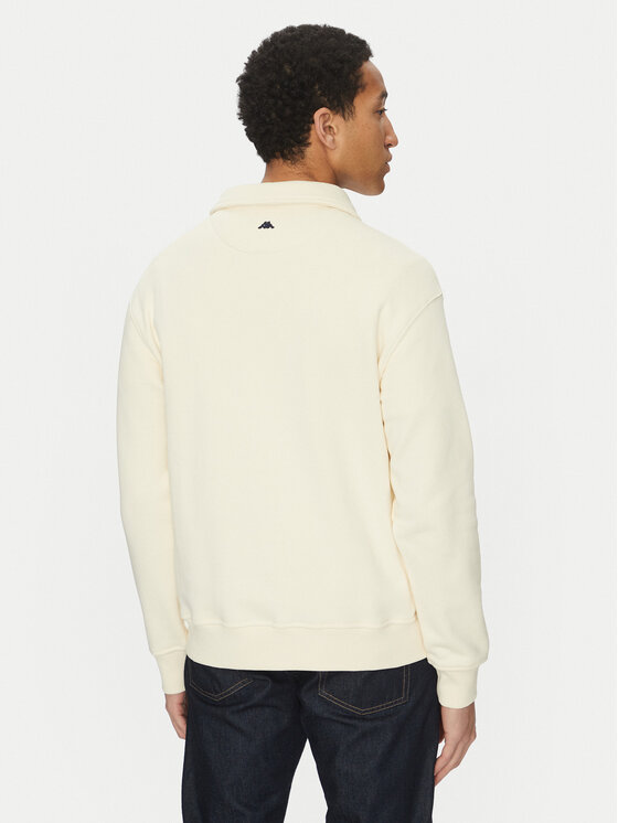 Robe di Kappa Robe di Kappa Felpa Robe Giovani 631373W Écru Regular Fit