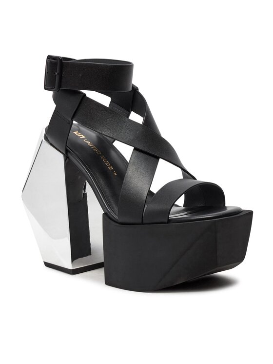 United Nude United Nude Σανδάλια Stage 1084222916 Μαύρο