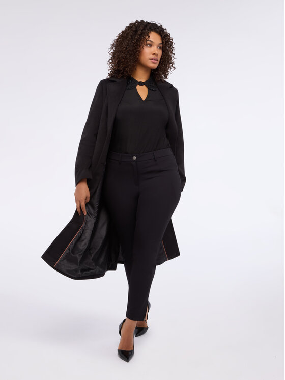 Fiorella Rubino Fiorella Rubino Pantaloni di tessuto P704T005133N033 Nero Skin Fit