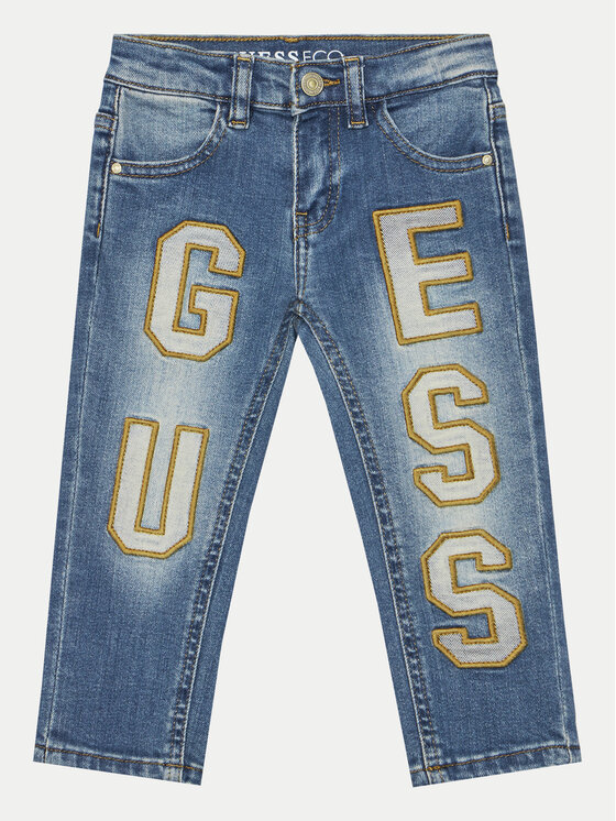 Guess Džinsi N4BA04 D4GV0 Zils Regular Fit