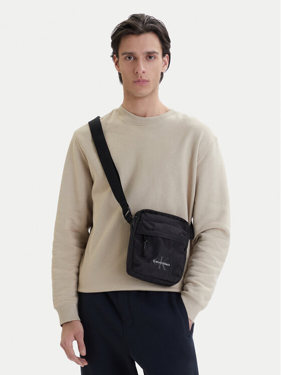 Calvin Klein Calvin Klein Crossover torbica Bold Reporter LV04D3421G Crna