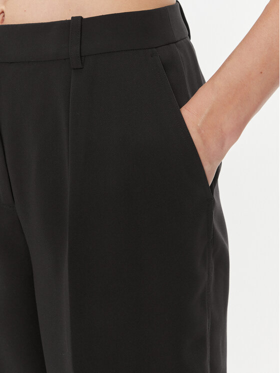 Calvin Klein Calvin Klein Spodnie materiałowe K20K206134 Czarny Straight Fit