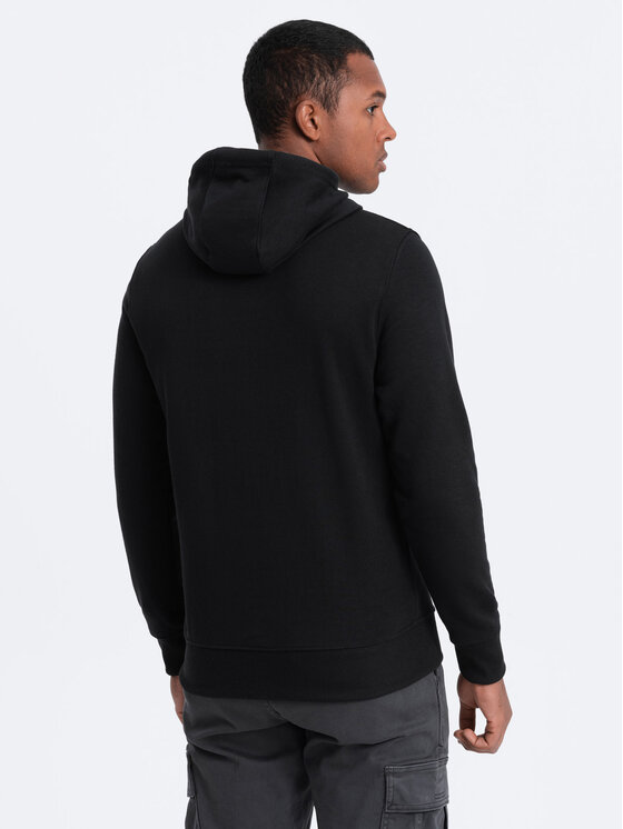 Ombre Ombre Mikina OM-SSBN-0120 Černá Regular Fit