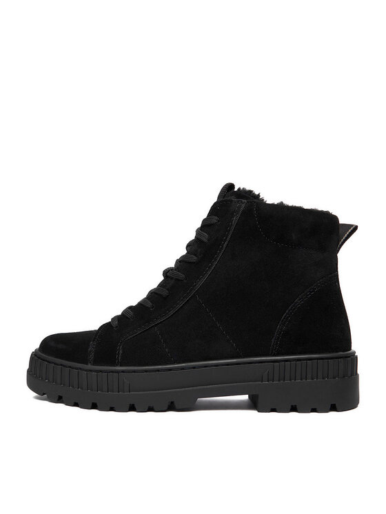 Lasocki Lasocki Schnürschuhe CEO-WI23-N-PUSZAN-02 Schwarz