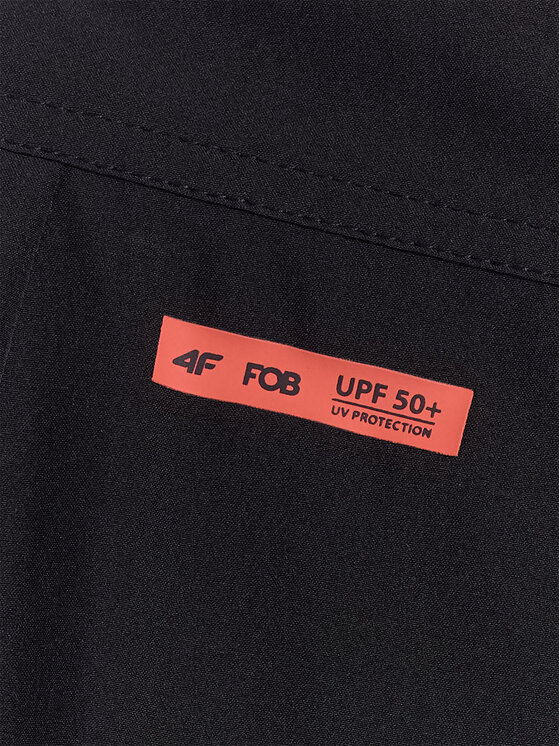 4F 4F Plavecké šortky FOB SUMMER Černá Regular Fit