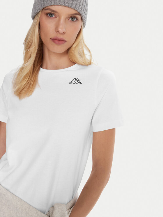 Kappa Kappa Комплект тениски Logo Alyce 322564W Бял Regular Fit