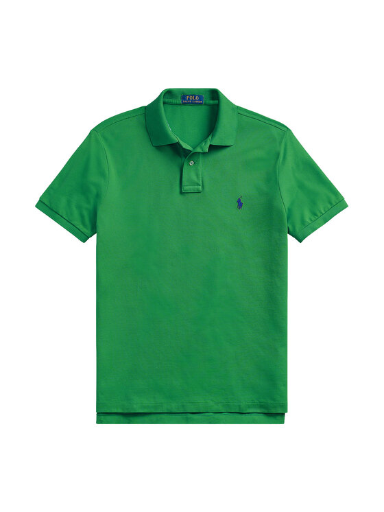 Polo Ralph Lauren Polo Ralph Lauren Polo majica 710782592017 Zelena Custom Slim Fit
