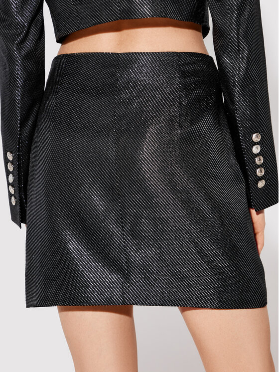 Rage Age Rage Age Mini suknja Arche 2 Crna Slim Fit