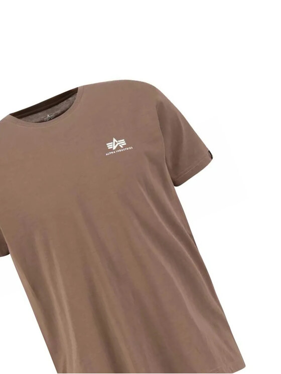 Alpha Industries Alpha Industries T-Shirt AI.188505-183 Hnědá Regular Fit