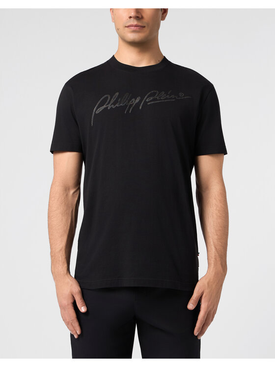 PHILIPP PLEIN PHILIPP PLEIN Tričko 31296 Čierna Regular Fit