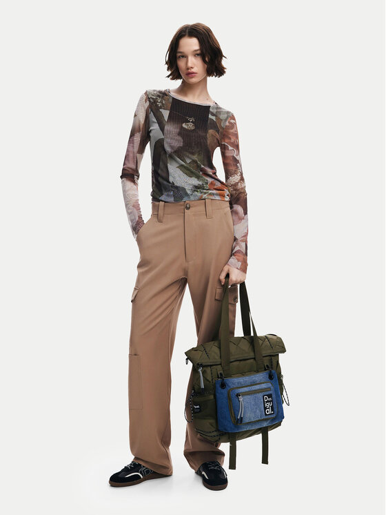 Desigual Desigual Nahrbtnik Modularis 24WAKY06 Khaki