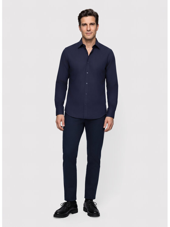 Pako Lorente Pako Lorente Koszula P26WF-1X-028 Granatowy Slim Fit