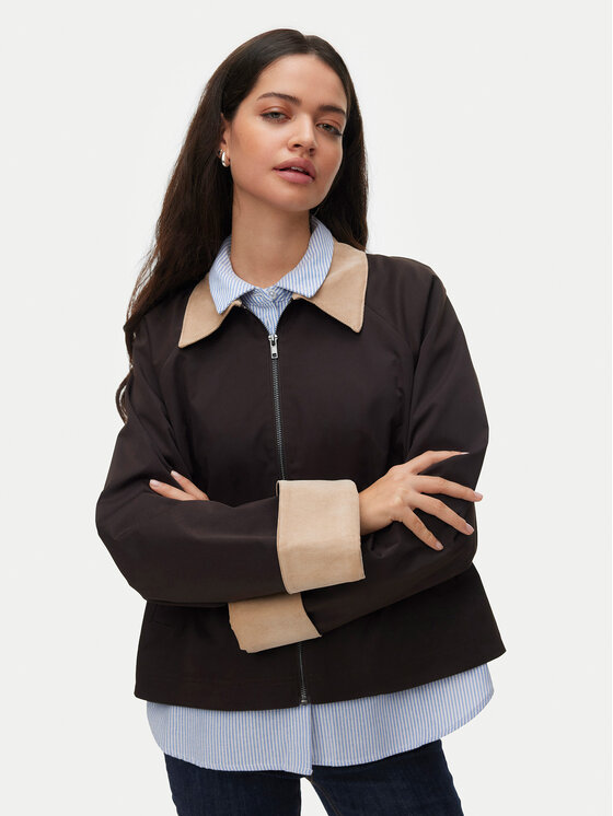 Vero Moda Vero Moda Риза-яке Vicky 10347720 Hnědá Relaxed Fit