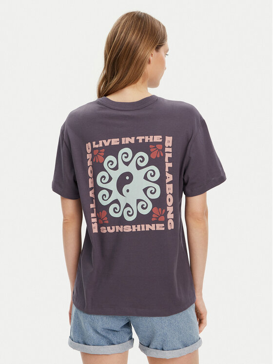 Billabong Billabong T-Shirt EBJZT00432-KRB0 Granatowy Regular Fit