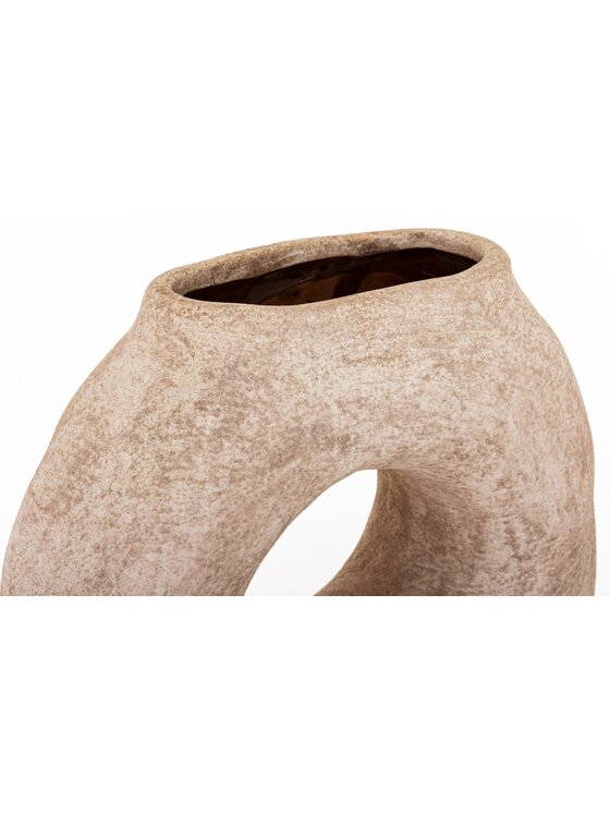 MIAhome MIAhome Wazon ceramiczny 39x28x12 cm CAXITTA big Brązowy