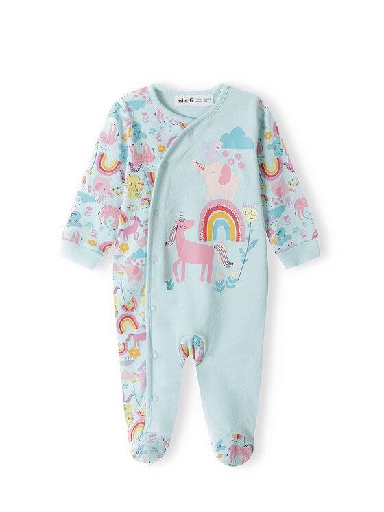 MINOTI MINOTI Komplet 2 par pajacy imagine 9 Turkusowy Regular Fit