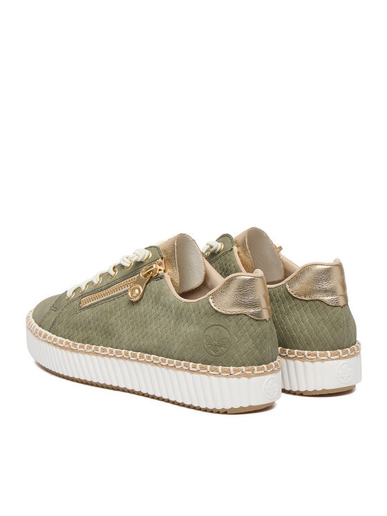 Rieker Rieker Sneakersy M2940-52 Zelená