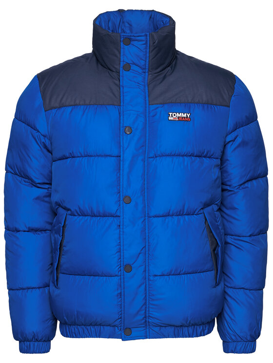 Tommy Jeans Pūkinė striukė Corp DM0DM09379 Tamsiai mėlyna Regular Fit •  Modivo.lt
