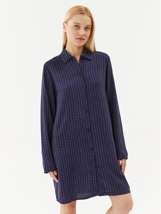 Triumph Triumph Camicia da notte Boyfriend Fit NDW 10216546 Blu scuro