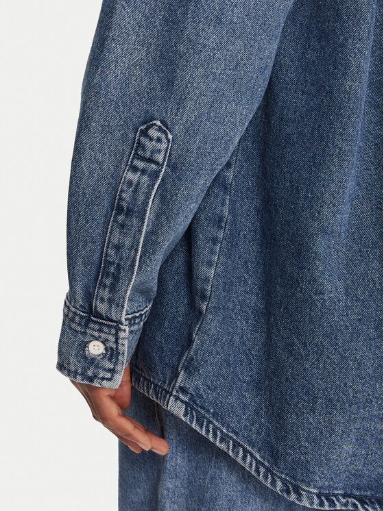 Quiksilver Quiksilver džínsová košeľa Rahmat EQWWT03150 Modrá Regular Fit