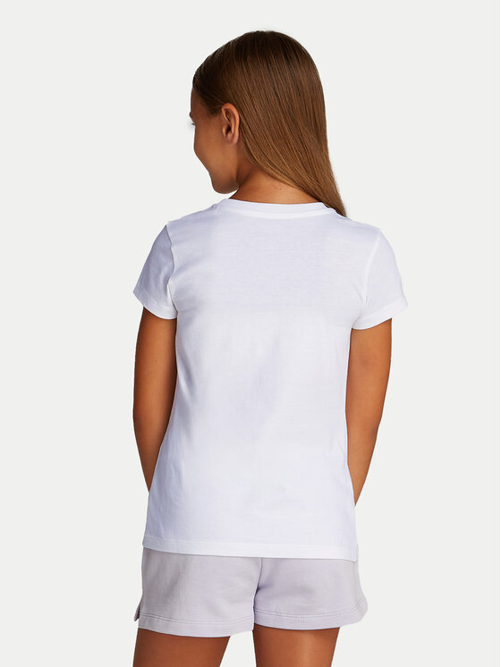 Calvin Klein Jeans Calvin Klein Jeans Tricou Script Logo IG0IG02857 Alb Slim Fit