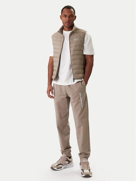 EA7 Emporio Armani EA7 Emporio Armani Vestă elegantă 8NPQ06 PNGPZ U6167 Bej Regular Fit