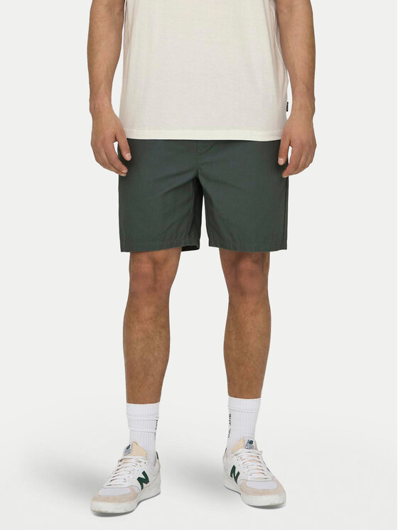 Only & Sons Only & Sons Шорти от плат Tel 22027949 Сив Regular Fit