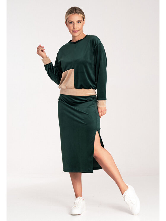FIGL FIGL Komplet dresowy M1036 Zielony Regular Fit