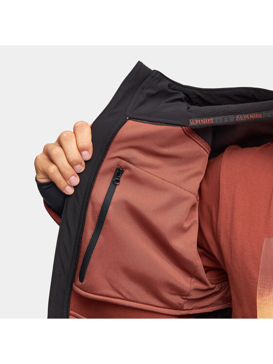 Alpinus Alpinus Kurtka softshell ASO Czerwony Active Fit