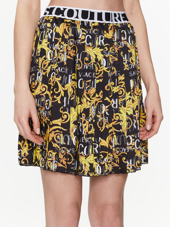 Versace Jeans Couture Versace Jeans Couture Плисирана пола 74HAE820 Цветен Regular Fit