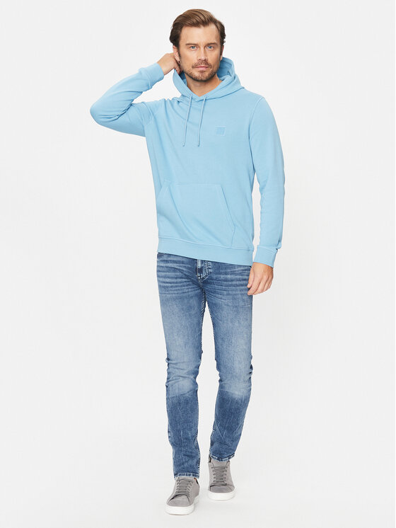 BOSS Boss Суитшърт Wetalk 50468445 Син Regular Fit