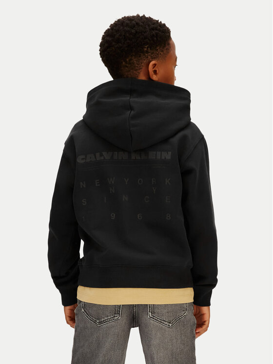 Calvin Klein Jeans Calvin Klein Jeans Pulóver IB0IB02618 Fekete Relaxed Fit