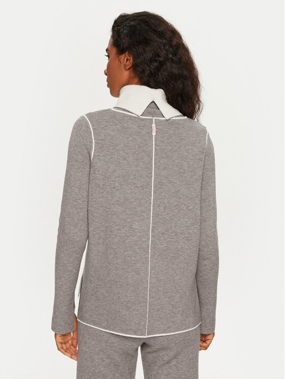 Deha Deha Dolčevita D12814 Siva Regular Fit