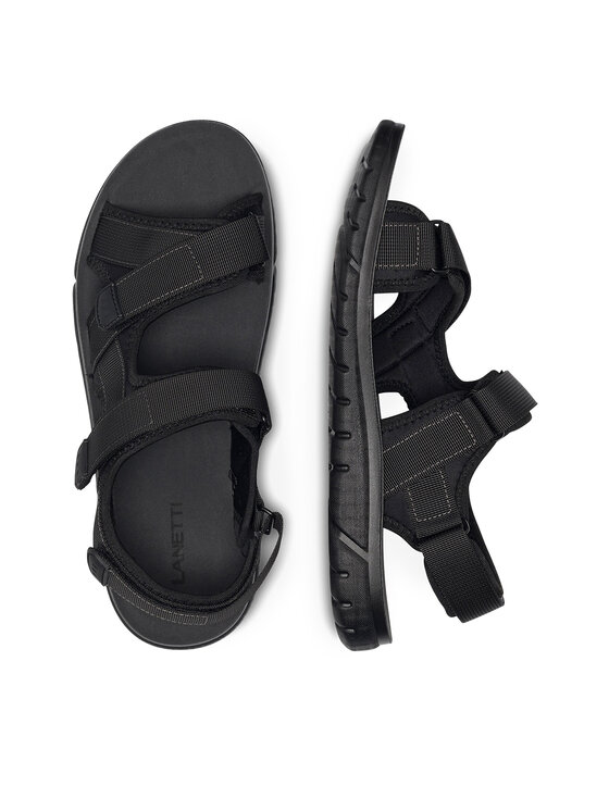 Lanetti Lanetti Sandale MSS20514-08 Crna
