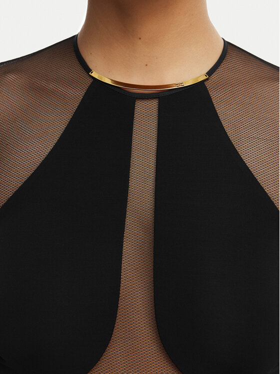 Elisabetta Franchi Elisabetta Franchi Body BO-030-62E2-V300 Schwarz Slim Fit