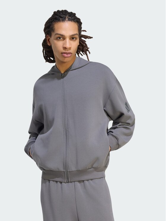 adidas adidas Bluza 167687 Szary Loose Fit