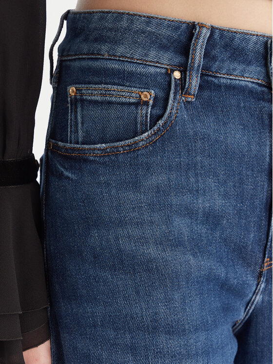 Guess Guess Džínsy W5BA1C D0615 Modrá Wide Leg