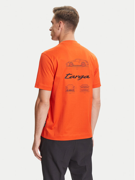 BOSS BOSS T-Shirt C-Thompson 197 PS 50543200 Pomarańczowy Regular Fit