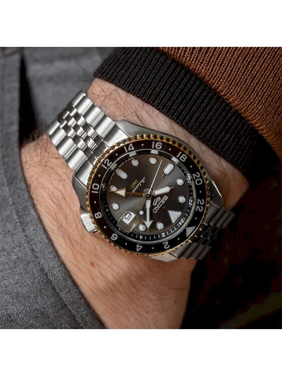 Seiko Seiko Zegarek SSK021K1 Srebrny