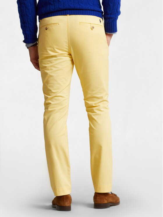 Polo Ralph Lauren Polo Ralph Lauren Chinosy 710704176032 Żółty Slim Fit