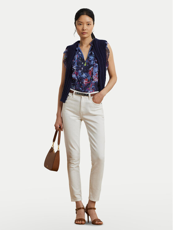 LAUREN RALPH LAUREN LAUREN RALPH LAUREN Bluzka 200970718001 Granatowy Relaxed Fit