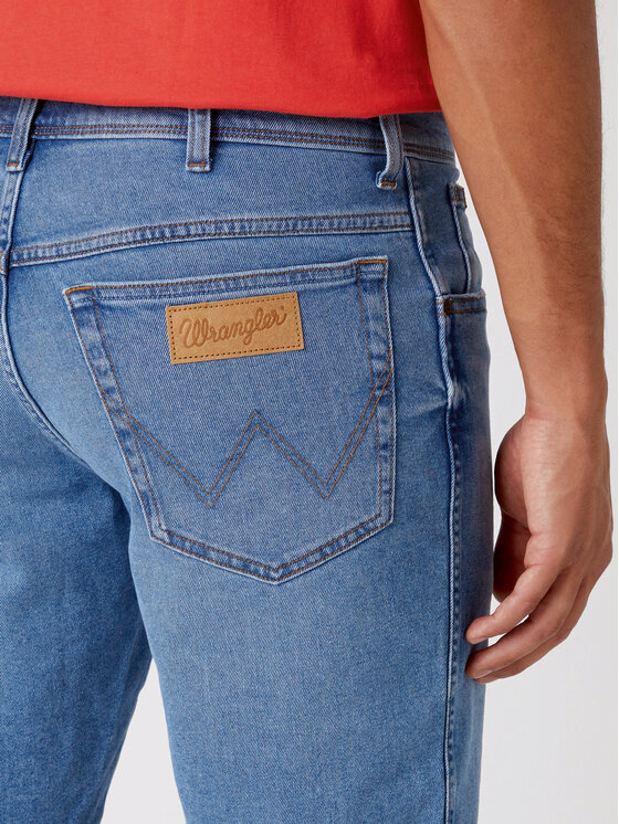 Wrangler Wrangler Дънкови шорти W11C84Z94 112330706 Син Slim Fit
