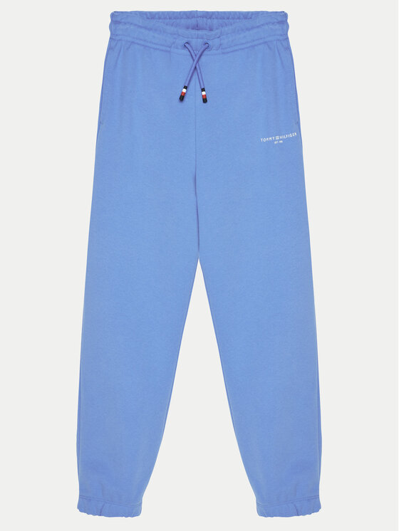 Tommy Hilfiger Teplákové nohavice KS0KS00596 Modrá Regular Fit