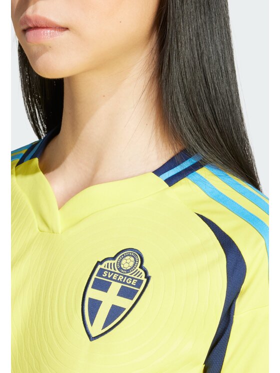 adidas adidas Koszulka techniczna 142041 Żółty Regular Fit